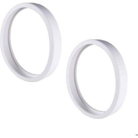 Lot de 2 pneus tout usage pour nettoyeur de piscine Polaris 180 280 360 380 C10 - - Gomme Tendre - Blanc (1/5)