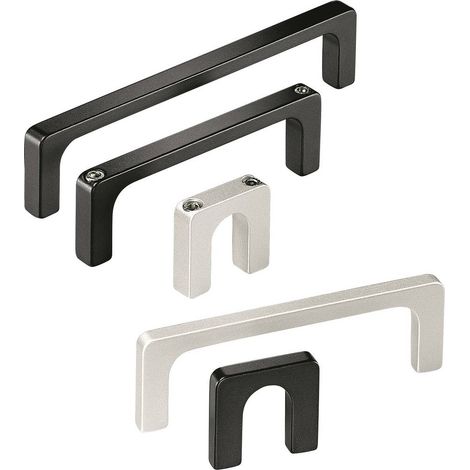Rohde R3-12.055.01 Maniglia a profilo per viti cilindriche Argento (L x L x A) 67 x 12 x 40 mm 1 pz. (1/2)