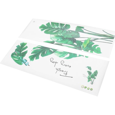 Autocollant de Plante Motif Feuille de Bananier Nordique Vert Ph5261 (1/5)