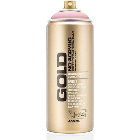 Bombe de peinture - Gold - Acrylique - Lychee - G3000 - 400ml - Montana Cans