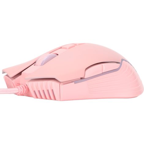 Souris de jeu filaire, design ergonomique, RGB, six niveaux de DPI réglables, positionnement précis, accessoires informatiques