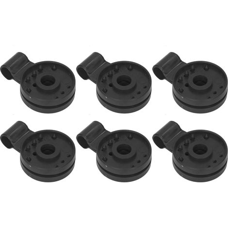 Lot de 100 clips en plastique pour toile d'ombrage, résistants aux oiseaux, pour serres et jardins extérieurs (noir). (1/5)