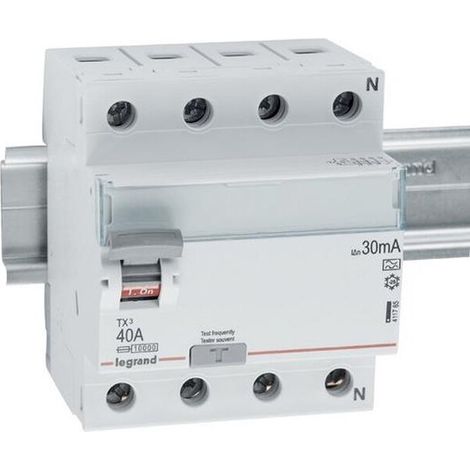 Legrand FI-SCHALTER 40A 4P 30MA A (411765 TX3)