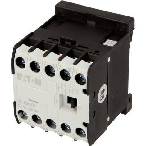 Contactor de potencia 9A 3P 230V CA 0Z 1R dilem-01 (230V50HZ,240V60HZ) 051795