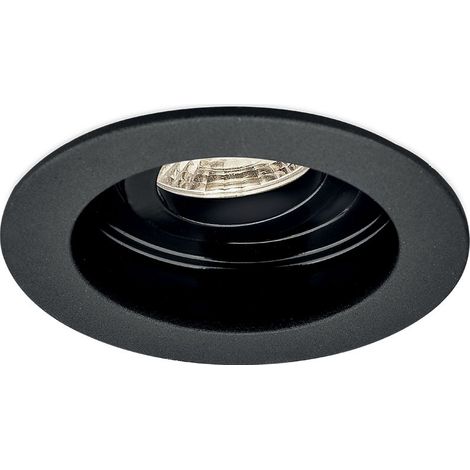 Support de spot Beta R3 rond noir MR16 GU10/GU5.3 (1/5)