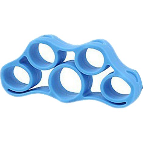 Étire-doigts en silicone 3kg bleu pour renforcer la force et la flexibilité des muscles, extenseur de main portable (1/5)