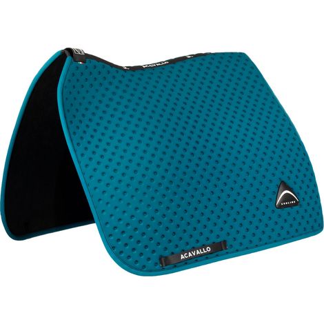Acavallo Sottosella PETROL dressage tessuto tecnico puntinato  Sublime (1/3)