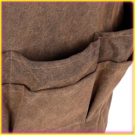 keenso tablier de menuiserie imperméable Tablier de Menuiserie en Toile avec Poches à Outils fabriqué dans un Matériau de jardin (1/5)