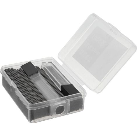 Mine di ricambio per matite 2B da 0,7 mm in resina nera, infrangibili, universalmente compatibili, confezione da 1000 pezzi per professionisti e artisti. (1/5)