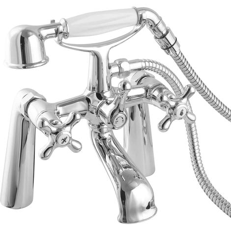 Robinet de baignoire rétro PaulGurkes avec douchette