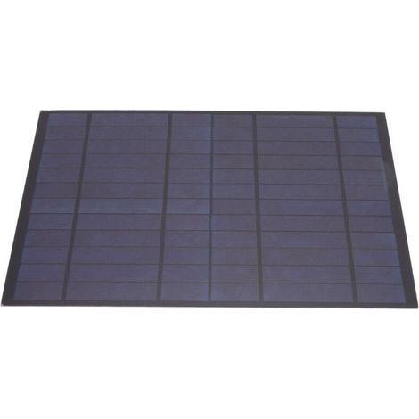 Panneau Solaire 6V 10W Polycristallin Chargeur Portable pour Camping Randonnée Alpinisme (1/4)