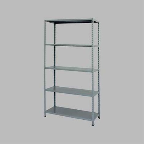 Scaffale componibile in kit 'pesante' 120x40 cm - angolari esterni 2 mt PRO. METAL (1/2)