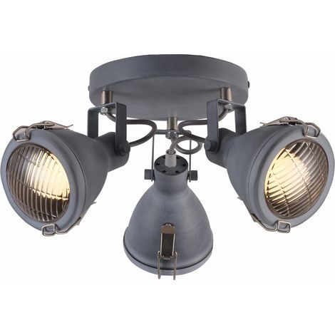 Plafoniera Candellux Crodo 98-71132 grigia 39cm 3xE14