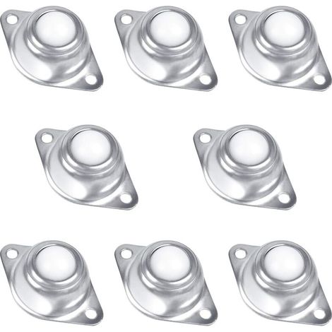 CSPARKV 8 PCS Roulette a Bille Roulement de Transfert Roulement Convoyeur Roulettes pour Meubles Roulette a Bille Nylon Roulettes à Billes de Transfert pour Convoyeur, Transmission, Meubles (1/5)