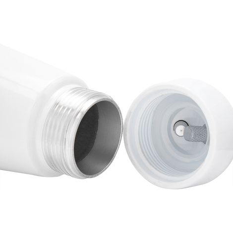 Distributeur portable de crème fouettée en aluminium rouge de 250 ml, avec mousseur à beurre et mousseur blanc. (1/5)