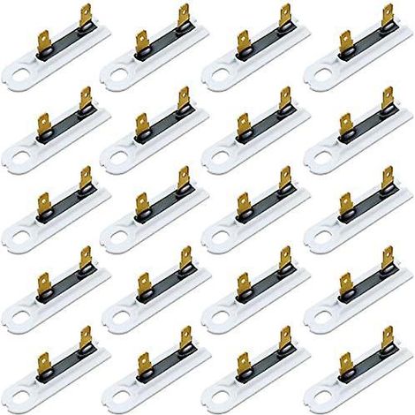 Lot de 20 fusibles thermiques pour sèche-linge Techecook (réf. 3392519). (1/3)
