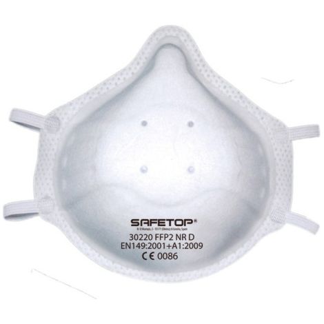 Mascarilla desechable reformada de polipropileno SAFETOP FFP2 NR