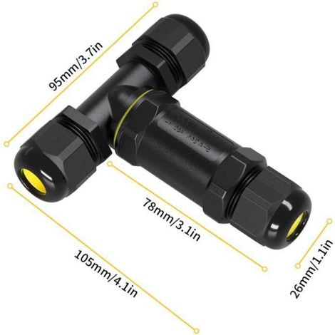 Câble M685-T IP68 étanche Boîte de jonction extérieure trois principaux extérieur câblosélecteur (1/4)