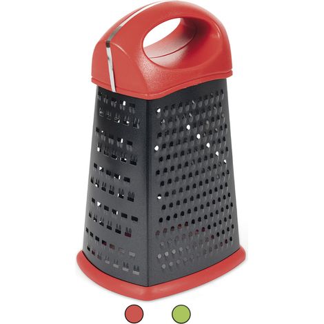 GRATTUGIA ACCIAIO TITANIO 4 LATI 23 CM 2 COLORI ASSORTITI (1/5)