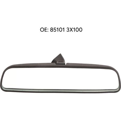 Rétroviseur intérieur de voiture, Rétroviseur universel pour voiture, Rétroviseur intérieur de voiture pour Hyundai Accent Tucson 85101 3X100 Rétroviseur pour voiture (1/5)