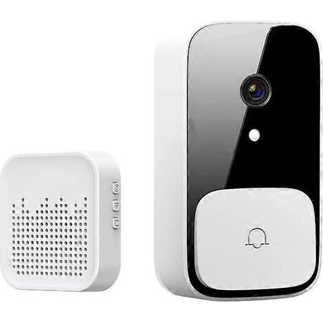 Sonnette vidéo Wi-Fi extérieure intelligente, interphone, sonnette sans fil pour la maison connectée, caméra de sécurité domestique - FFY (1/3)