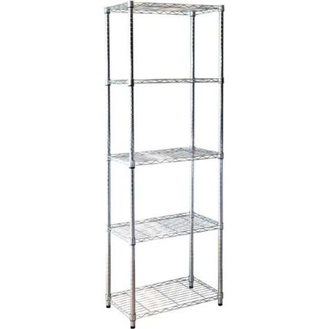 Estanteria stylo 5 baldas cromadas 180 cm(alto) 60cm(ancho) 35 cm(fondo) (1/2)