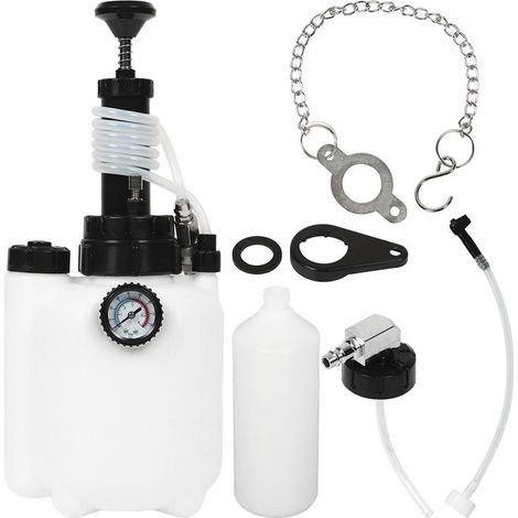 Outil de purge de liquide d'embrayage de frein avec pompe 3L, bouteille de recharge de 1L, ensemble de purge universel (1/5)
