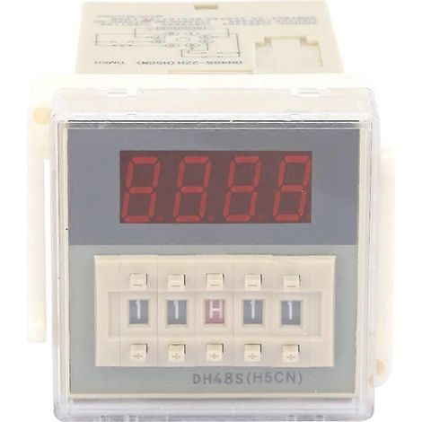 O111ROM DH48S-2ZH LCD Digitales Zeitrelaismodul 8-poliges Timer-Verzögerungsgerät 0,01S-99H99M (220VAC)