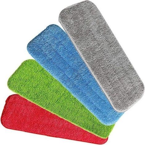 4pcs Vadrouille de Nettoyage pour Balai Vaporisateur Vorfreude et Toutes les Serpilleres Spray & les Serpilleres Lavables (1/4)