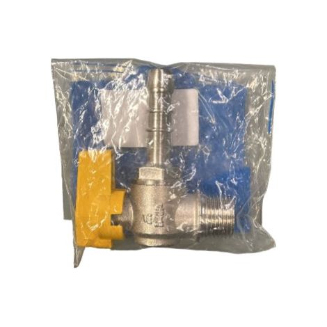 IDRO POINT - RUBINETTO SFERA M GAS 1/2X14 SQUADRO