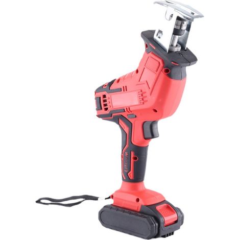 Scie sabre rechargeable légera : Batterie lithium-ion haute capacité – Outil de coupe polyvalent (1/4)