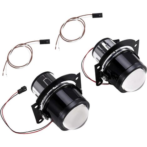2,5-Zoll-H11-HID-Nebelscheinwerfer, Bi-Xenon-Linse, Abblend-/Fernlicht, Projektor, kompatibel mit H11-, H8- und H9-LED-Lampen. Zubehör inklusive. (1/5)
