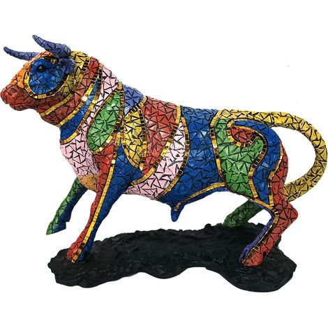 Signes Grimalt Figura De Animal Figuras Toro Animales Multicolor 15x38x28cm 33758