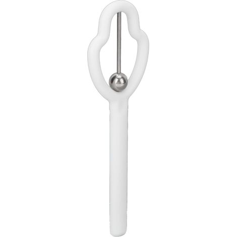 Exerciceur lingual blanc, entraîneur de pointe de langue, outil de renforcement musculaire oral, dispositif de rééducation buccale, pack de 1, pour tonifier la langue et améliorer la mobilité. (1/5)
