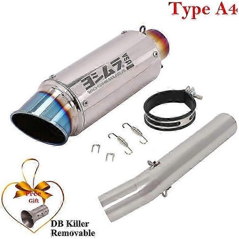 Tuyau d'échappement de moto, silencieux DB Killer pour Honda CB1300 2003-2015, Yamaha FZS 600 Fazer 1998-2003 (Type A4) (1/5)