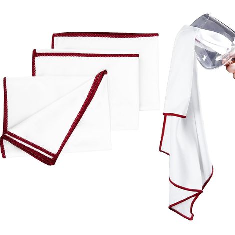 3x Chiffon Microfibre Vitre 60x40cm - Torchon Microfibre Épais (1/5)