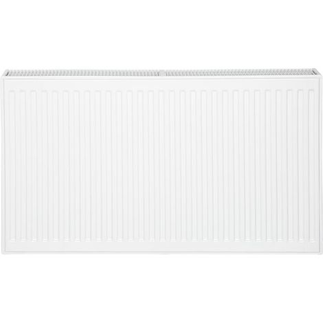 Radiateur profilé PLATTELLA V6 L raccordement standard 6-raccords, Type 22/300/1800, couleur blanc RAL 9016 (1/5)
