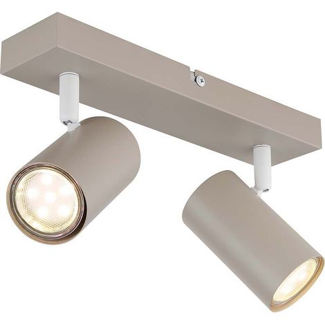 Plafonnier Lampe de salon Métal sable pivotant L 26 cm (1/5)