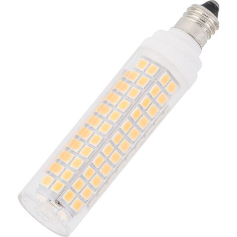 Ampoule LED E11 1200 lm, 136 LED, dimmable, pour lustre, plafonnier et applique murale, 110 V, blanc chaud (1/5)