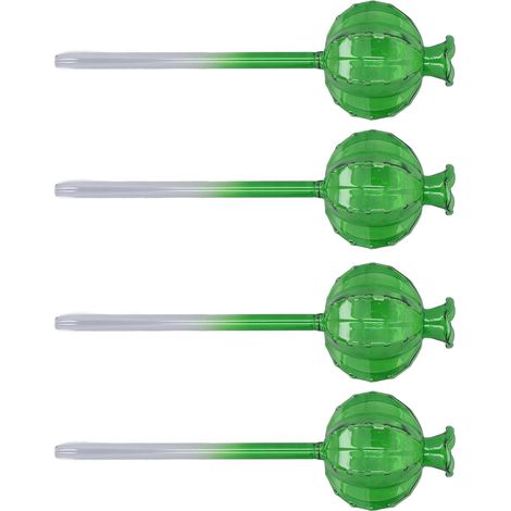 Lot de 4 globes à fleurs à arrosage automatique décoratifs avec bouchon pour plantes d'intérieur et d'extérieur (1/5)