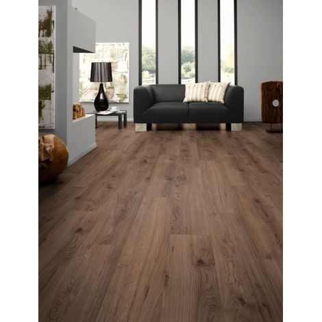 PAVIMENTO LAMINATO 8 MM ROVERE SCURO MILLENNIUM 2,131 MQ (1/2)