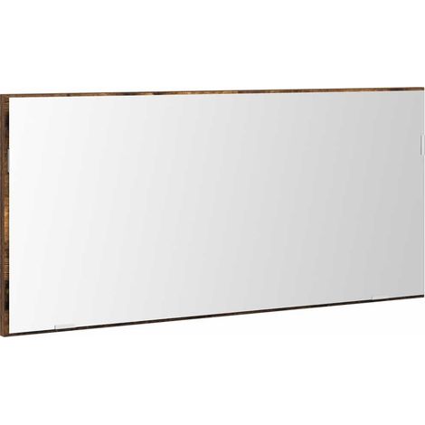 Maison Exclusive - Specchio Marrone 80 x 37 cm Vetro e Legno Ingegnerizzato