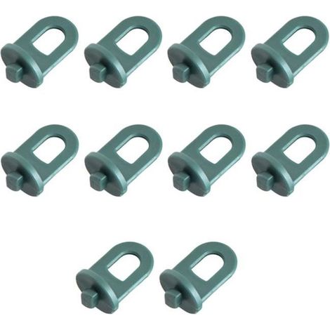 10x crochets suspendus pour serre de plantes support de fixation de pinces de vigne pour serre (1/4)