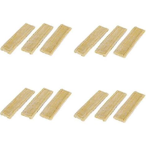 AURA Lot de 12 chiffons de nettoyage de vitres électriques pour WV2 et WV5, en microfibre, de rechange C (1/5)