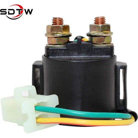 Relais démarreur compatible GY6, Arctic Cat, Honda, Polaris, Suzuki (1/5)