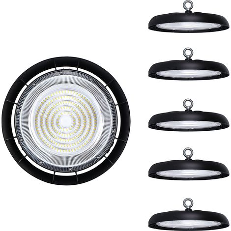 Projecteur LED UFO 150W blanc froid 16500Lm – IP65 étanche – Angle de faisceau 120° – Pour entrepôts et ateliers – Digilamp