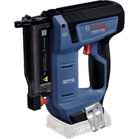 Bosch – Cloueuse sans fil 18V – 601482700 – Moteur Brushless – Pour clous 15-35mm en bois dur – Réglage de profondeur rapide