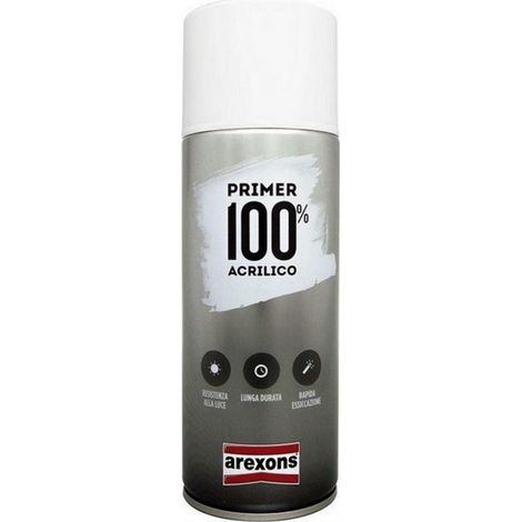 6PZ VERNICE SPRAY ml. 400 Primer 100% Acrilico Fondo aggrappante