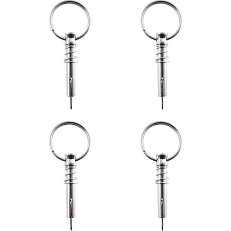 SABIR Stück Bimini-Top-Stifte, 1/4 Durchmesser Schnellspannstift mit Nocken und Feder, abnehmbare Scharnierstifte aus Edelstahl 316, Marine-Hardware (1/5)