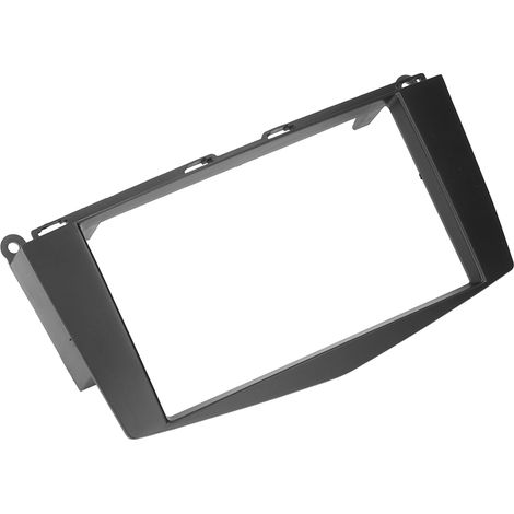 Double DIN Navigation Console Central Panel for Mercedes-Benz C-Class W204 (2007-2011) - Dash Kit Trim Replacement, Black ABS Plastic, 1 Set (1/5)